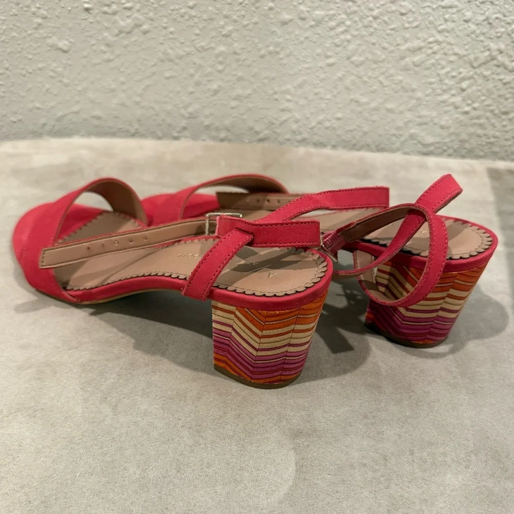 Anthropologie Tia‎ Heeled Sandals Size 8